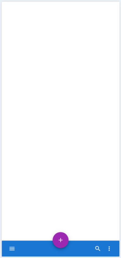 Mobile layout with navigation bar.